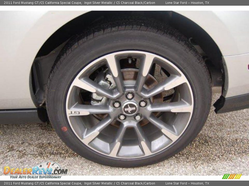 2011 Ford Mustang GT/CS California Special Coupe Ingot Silver Metallic / CS Charcoal Black/Carbon Photo #23