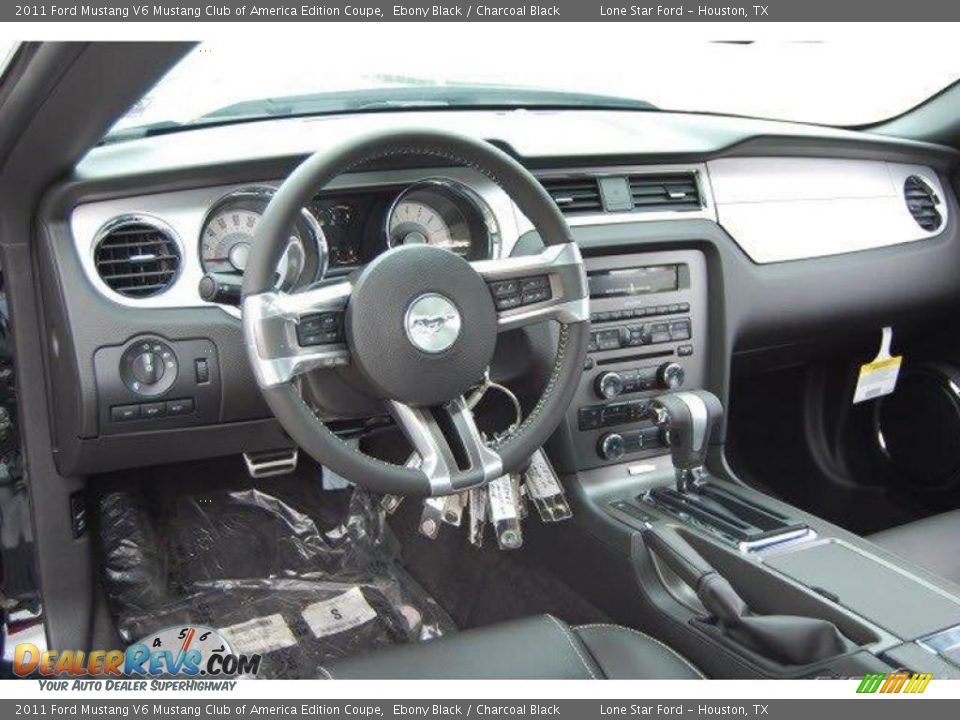 2011 Ford Mustang V6 Mustang Club of America Edition Coupe Ebony Black / Charcoal Black Photo #4