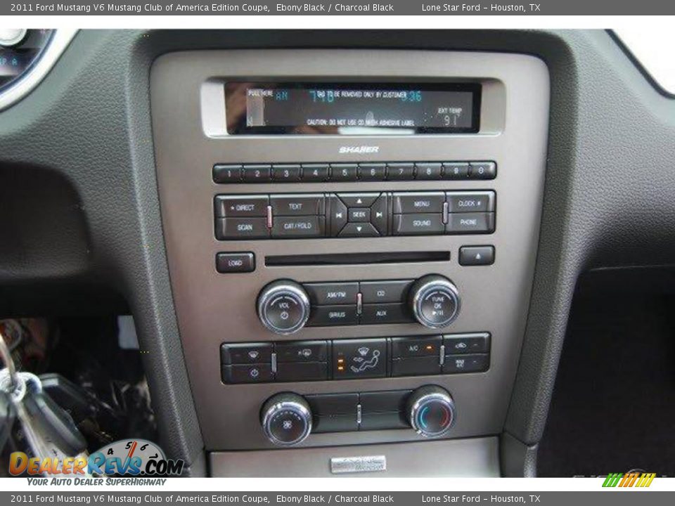 2011 Ford Mustang V6 Mustang Club of America Edition Coupe Ebony Black / Charcoal Black Photo #5