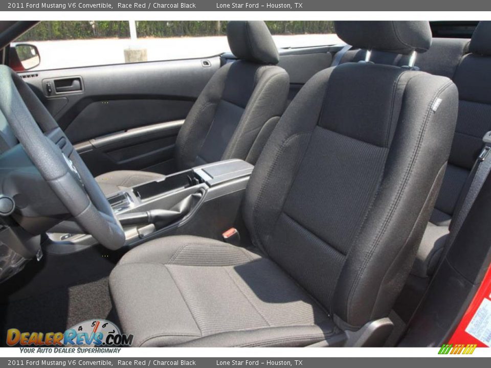 2011 Ford Mustang V6 Convertible Race Red / Charcoal Black Photo #5
