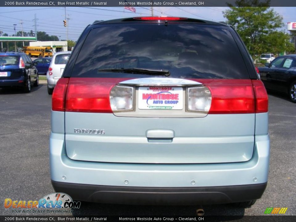 2006 Buick Rendezvous CX Blue Frost Metallic / Neutral Photo #4