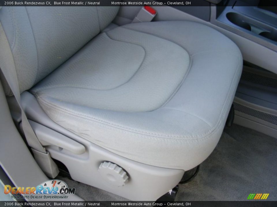 2006 Buick Rendezvous CX Blue Frost Metallic / Neutral Photo #16