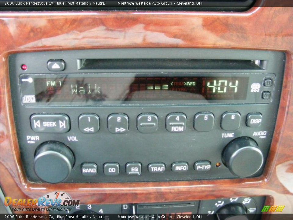 2006 Buick Rendezvous CX Blue Frost Metallic / Neutral Photo #22