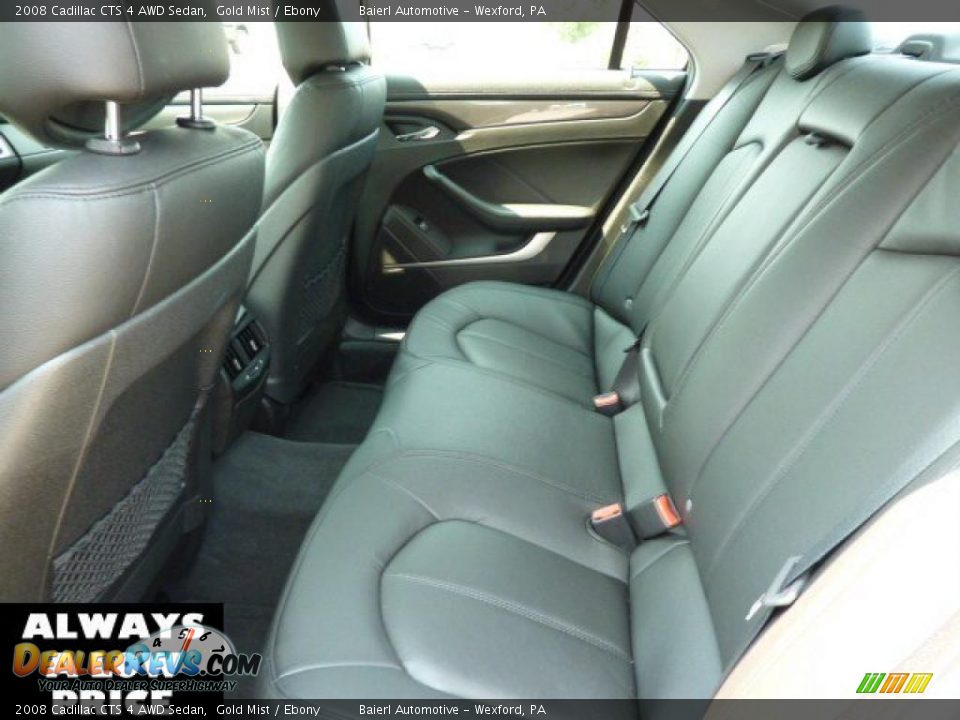 2008 Cadillac CTS 4 AWD Sedan Gold Mist / Ebony Photo #13
