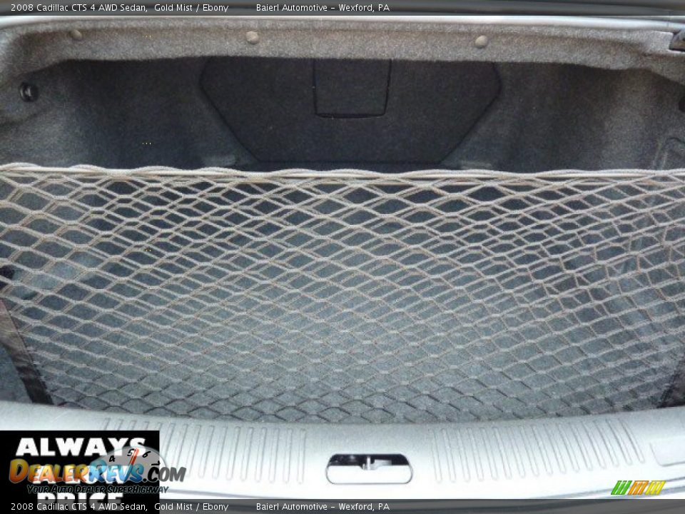 2008 Cadillac CTS 4 AWD Sedan Gold Mist / Ebony Photo #14