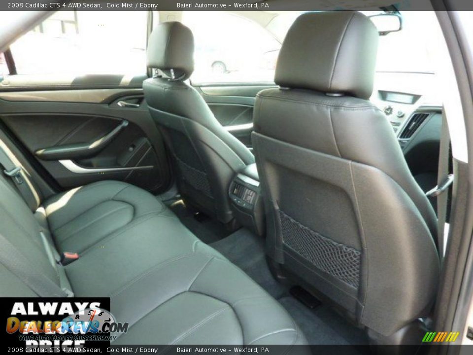 2008 Cadillac CTS 4 AWD Sedan Gold Mist / Ebony Photo #15