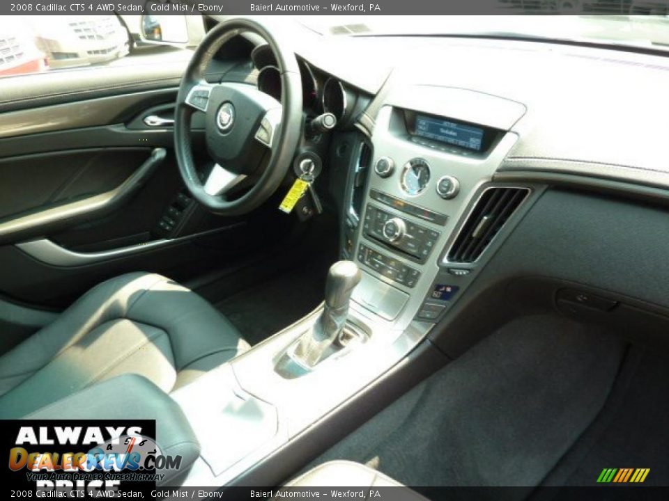 2008 Cadillac CTS 4 AWD Sedan Gold Mist / Ebony Photo #16