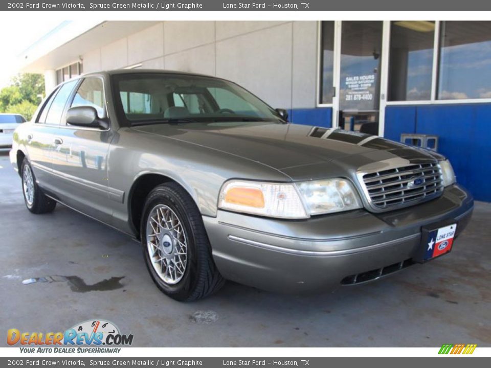 2002 Ford Crown Victoria Spruce Green Metallic / Light Graphite Photo #1