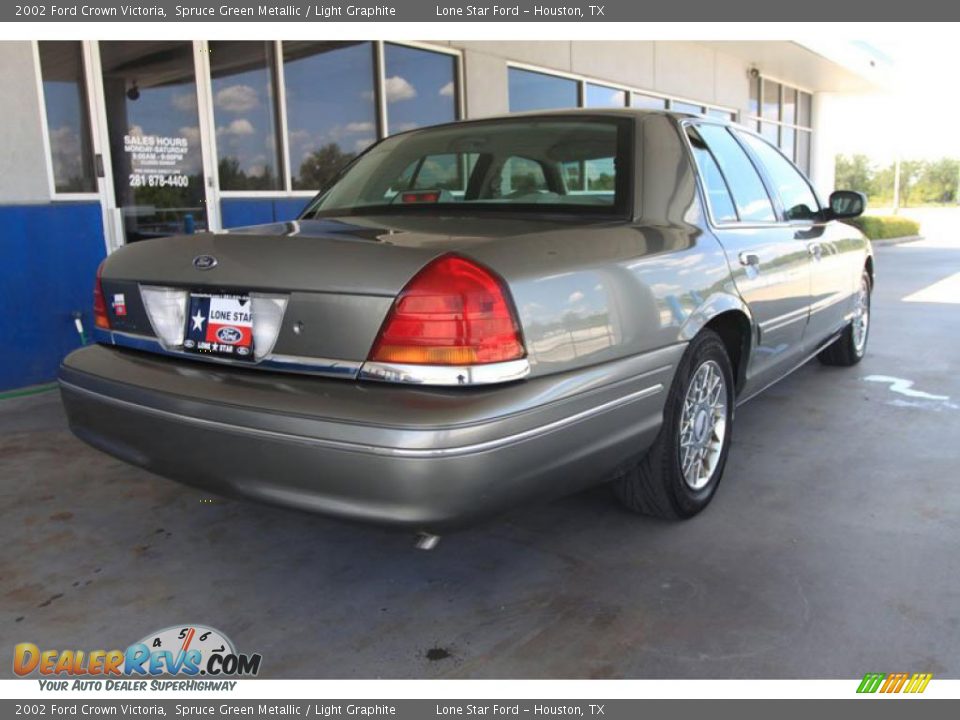2002 Ford Crown Victoria Spruce Green Metallic / Light Graphite Photo #3