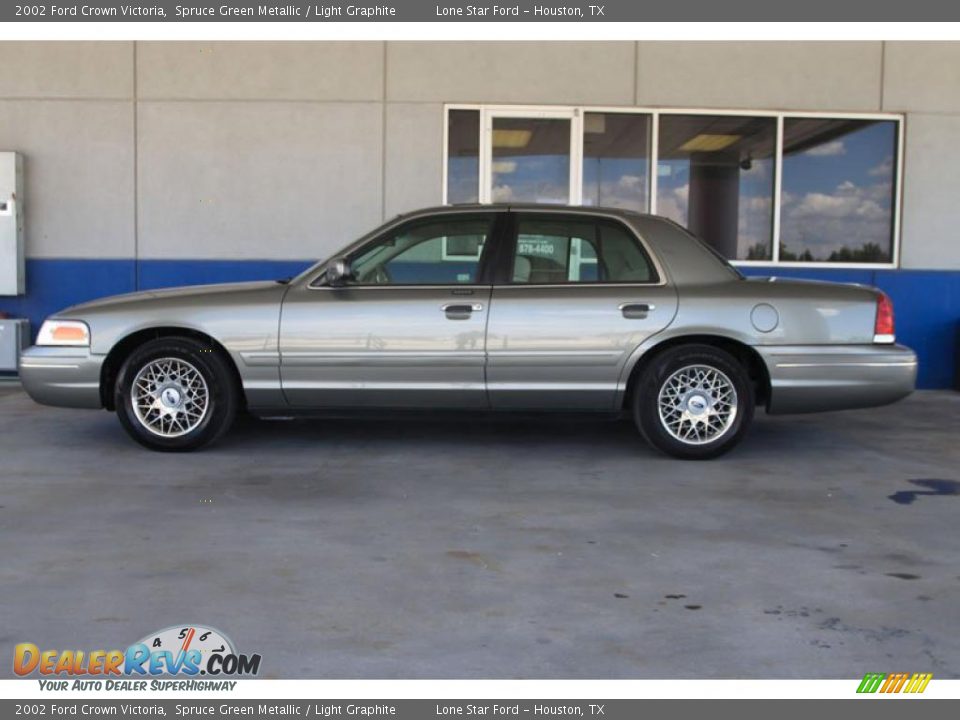 2002 Ford Crown Victoria Spruce Green Metallic / Light Graphite Photo #8
