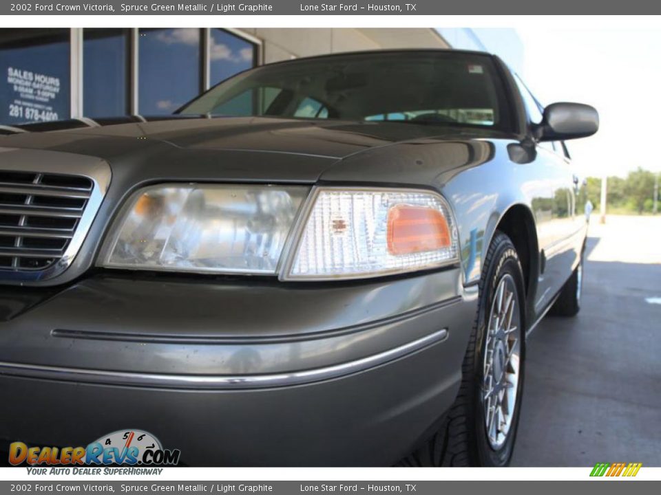 2002 Ford Crown Victoria Spruce Green Metallic / Light Graphite Photo #10