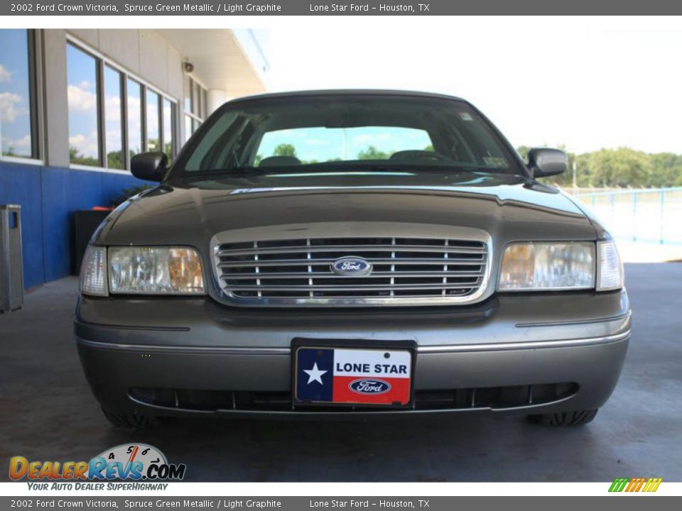 2002 Ford Crown Victoria Spruce Green Metallic / Light Graphite Photo #13