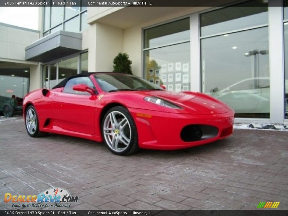 2006 Ferrari F430 Spider F1 Red / Tan Photo #1
