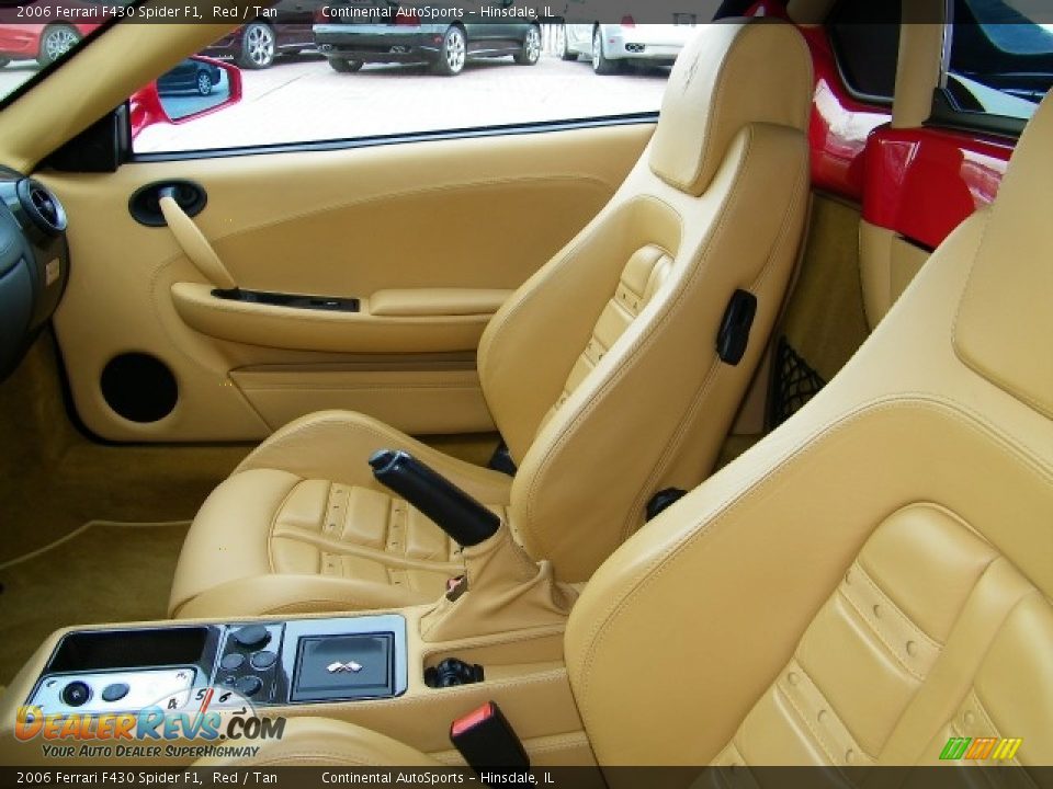 2006 Ferrari F430 Spider F1 Red / Tan Photo #3