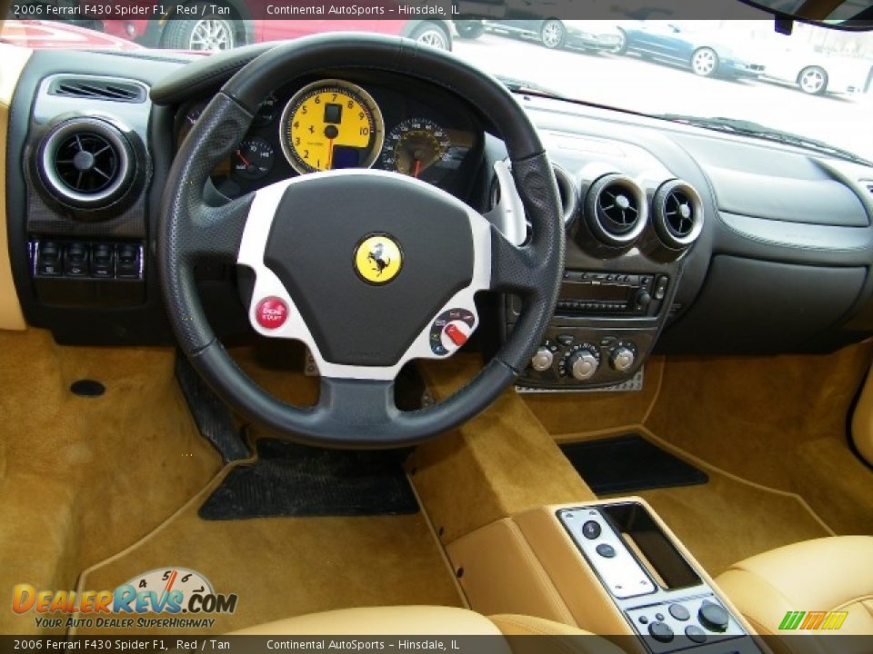 2006 Ferrari F430 Spider F1 Red / Tan Photo #4