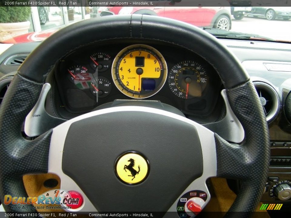 2006 Ferrari F430 Spider F1 Red / Tan Photo #6