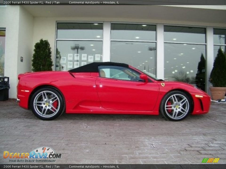 2006 Ferrari F430 Spider F1 Red / Tan Photo #12