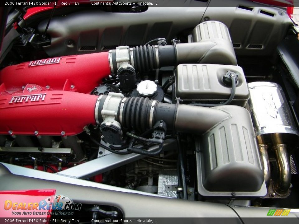 2006 Ferrari F430 Spider F1 Red / Tan Photo #13
