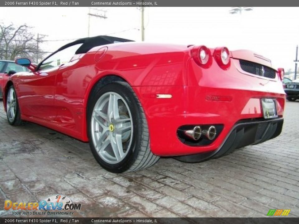 2006 Ferrari F430 Spider F1 Red / Tan Photo #15