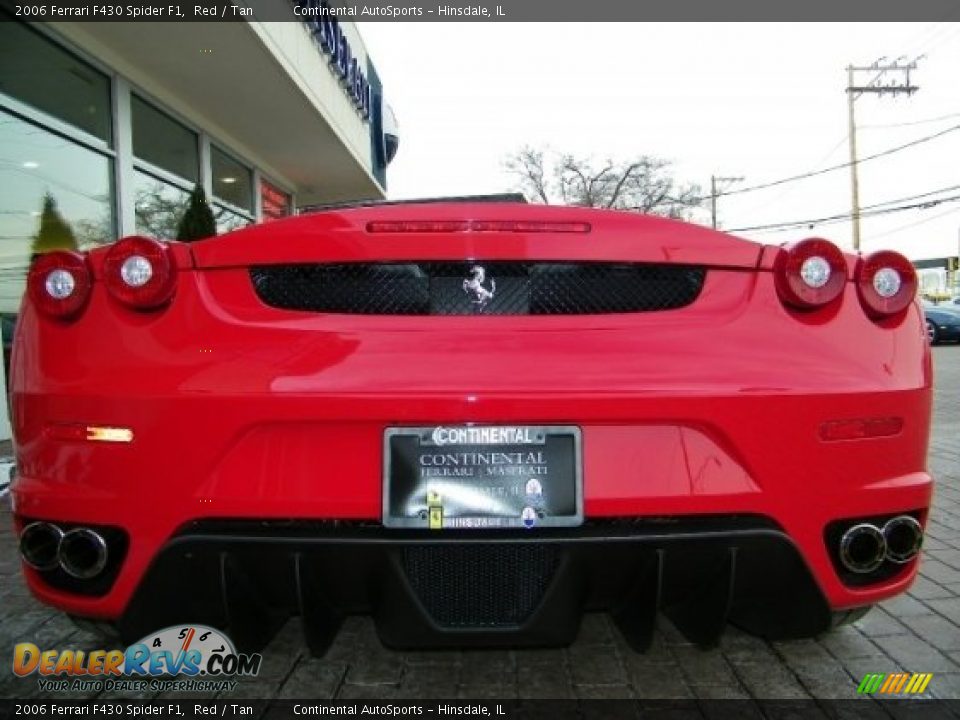 2006 Ferrari F430 Spider F1 Red / Tan Photo #16