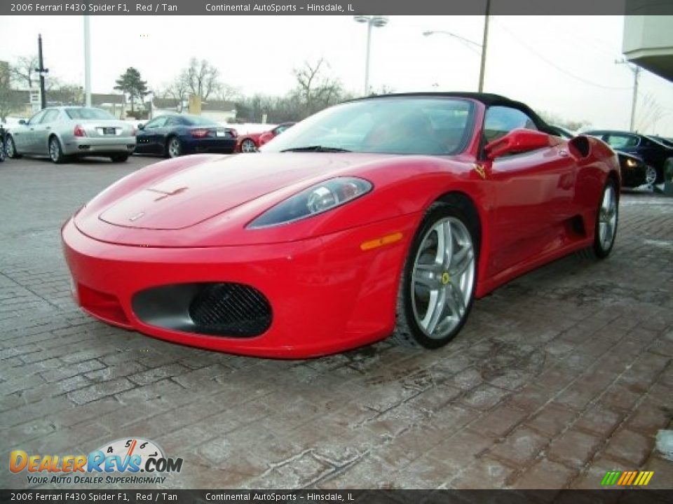 2006 Ferrari F430 Spider F1 Red / Tan Photo #17