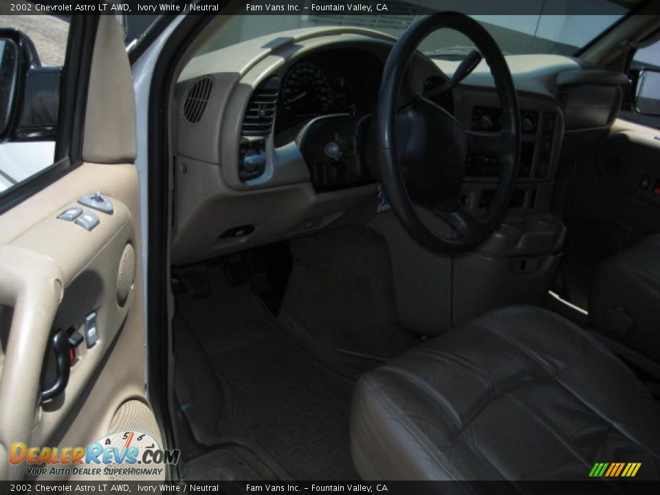2002 Chevrolet Astro LT AWD Ivory White / Neutral Photo #5