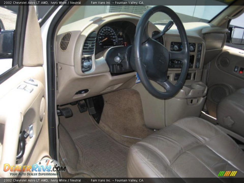 2002 Chevrolet Astro LT AWD Ivory White / Neutral Photo #6