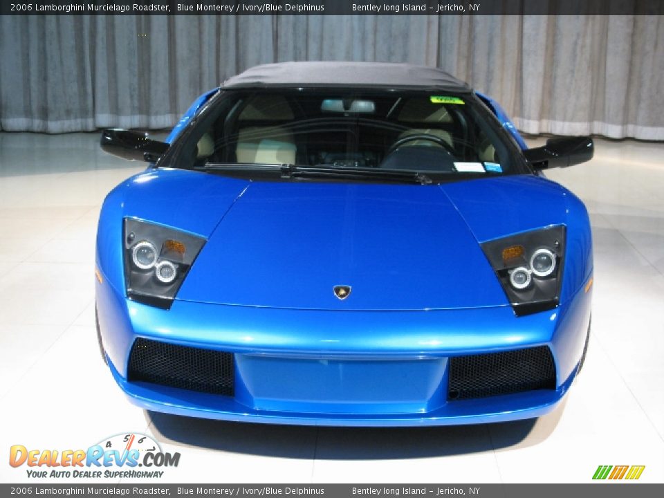 2006 Lamborghini Murcielago Roadster Blue Monterey / Ivory/Blue Delphinus Photo #4