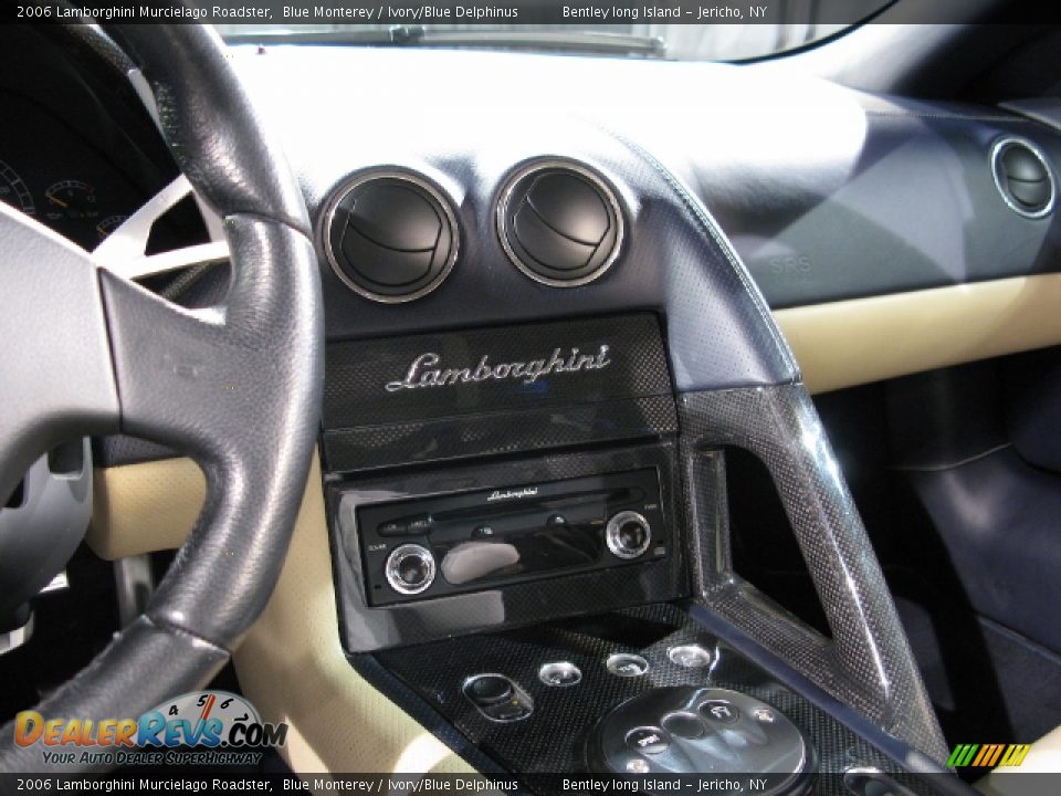 2006 Lamborghini Murcielago Roadster Blue Monterey / Ivory/Blue Delphinus Photo #9