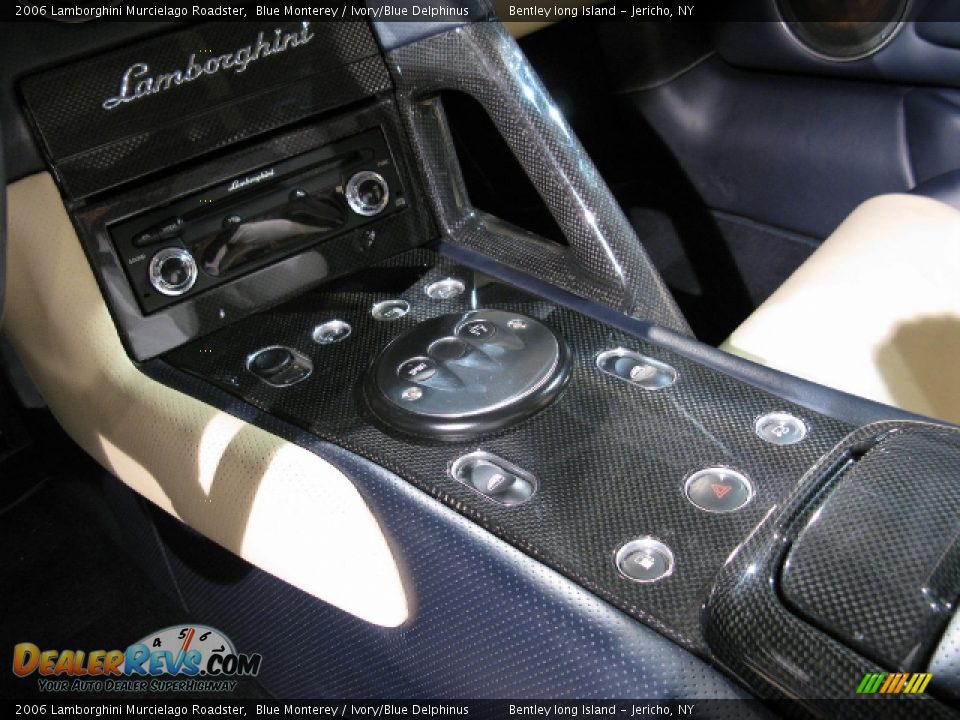 2006 Lamborghini Murcielago Roadster Blue Monterey / Ivory/Blue Delphinus Photo #10