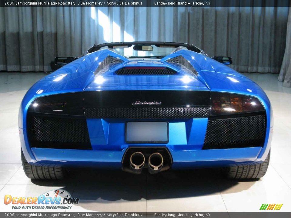 2006 Lamborghini Murcielago Roadster Blue Monterey / Ivory/Blue Delphinus Photo #19