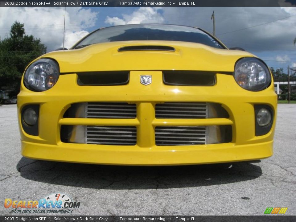 2003 Dodge Neon SRT-4 Solar Yellow / Dark Slate Gray Photo #1