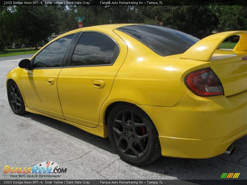 2003 Dodge Neon SRT-4 Solar Yellow / Dark Slate Gray Photo #9