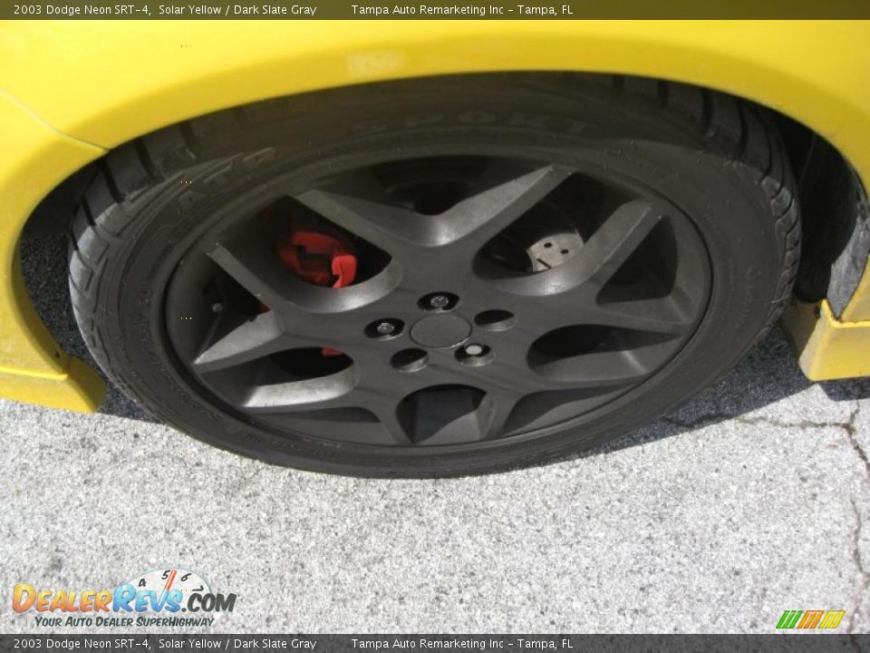 2003 Dodge Neon SRT-4 Solar Yellow / Dark Slate Gray Photo #16