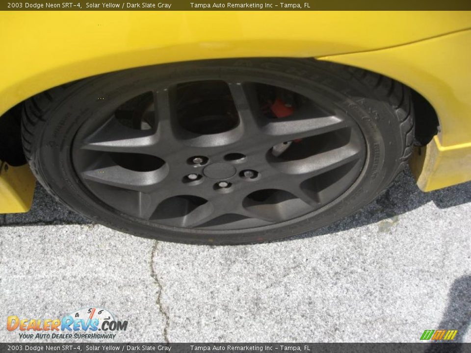2003 Dodge Neon SRT-4 Solar Yellow / Dark Slate Gray Photo #17