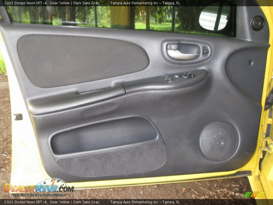 2003 Dodge Neon SRT-4 Solar Yellow / Dark Slate Gray Photo #18