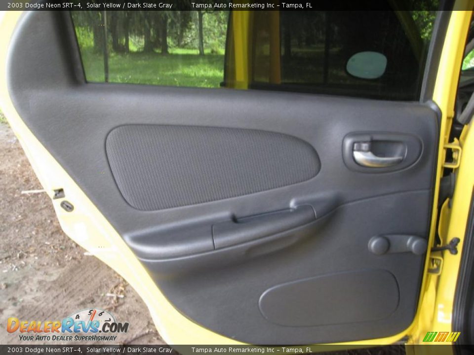 2003 Dodge Neon SRT-4 Solar Yellow / Dark Slate Gray Photo #20