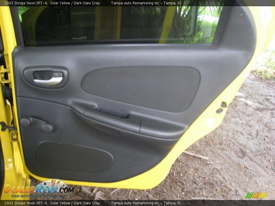 2003 Dodge Neon SRT-4 Solar Yellow / Dark Slate Gray Photo #21