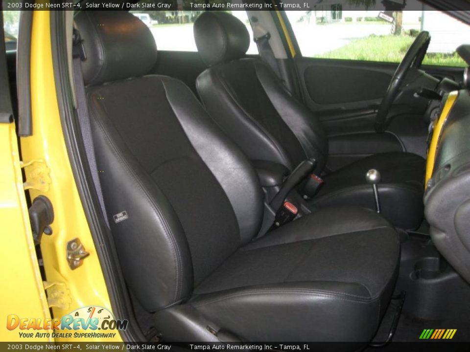 2003 Dodge Neon SRT-4 Solar Yellow / Dark Slate Gray Photo #22