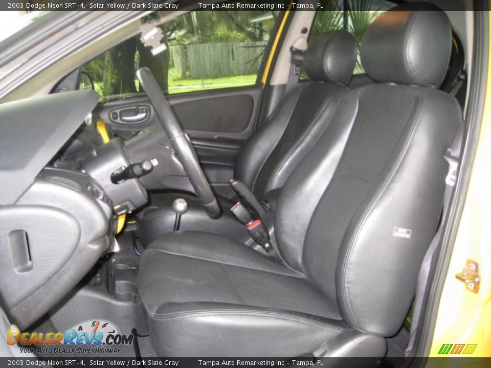 2003 Dodge Neon SRT-4 Solar Yellow / Dark Slate Gray Photo #23