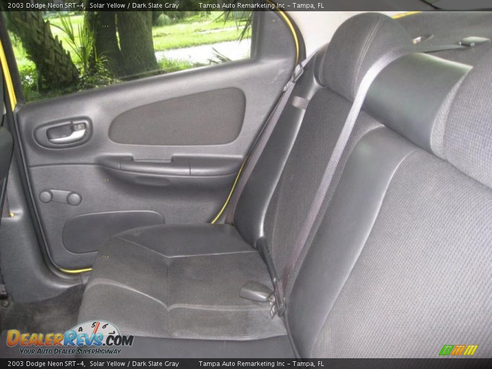 2003 Dodge Neon SRT-4 Solar Yellow / Dark Slate Gray Photo #24