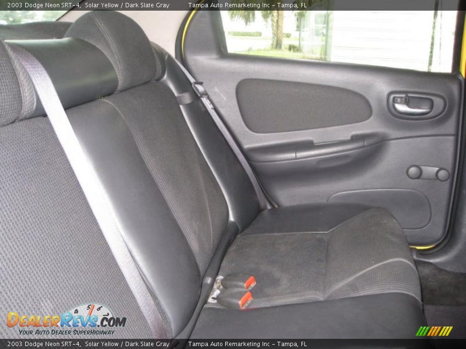 2003 Dodge Neon SRT-4 Solar Yellow / Dark Slate Gray Photo #25