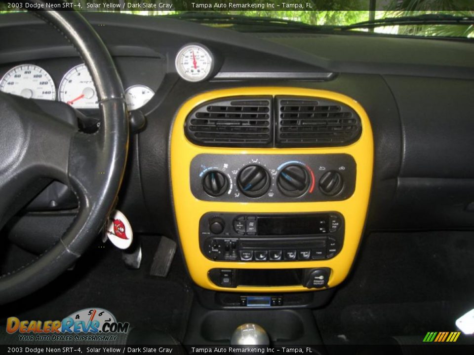 2003 Dodge Neon SRT-4 Solar Yellow / Dark Slate Gray Photo #27