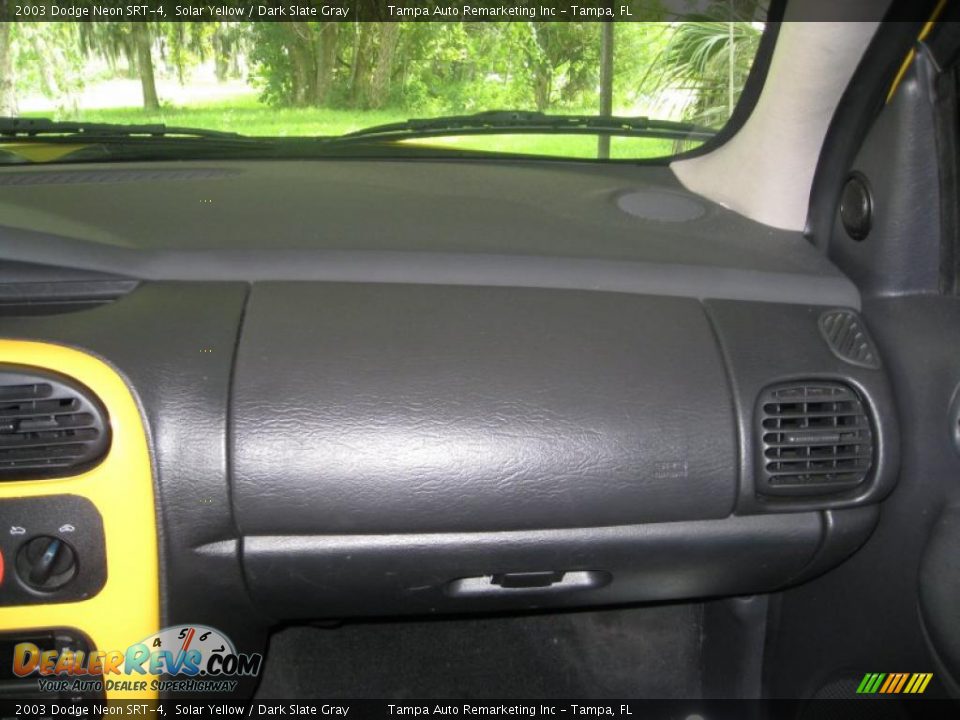 2003 Dodge Neon SRT-4 Solar Yellow / Dark Slate Gray Photo #28