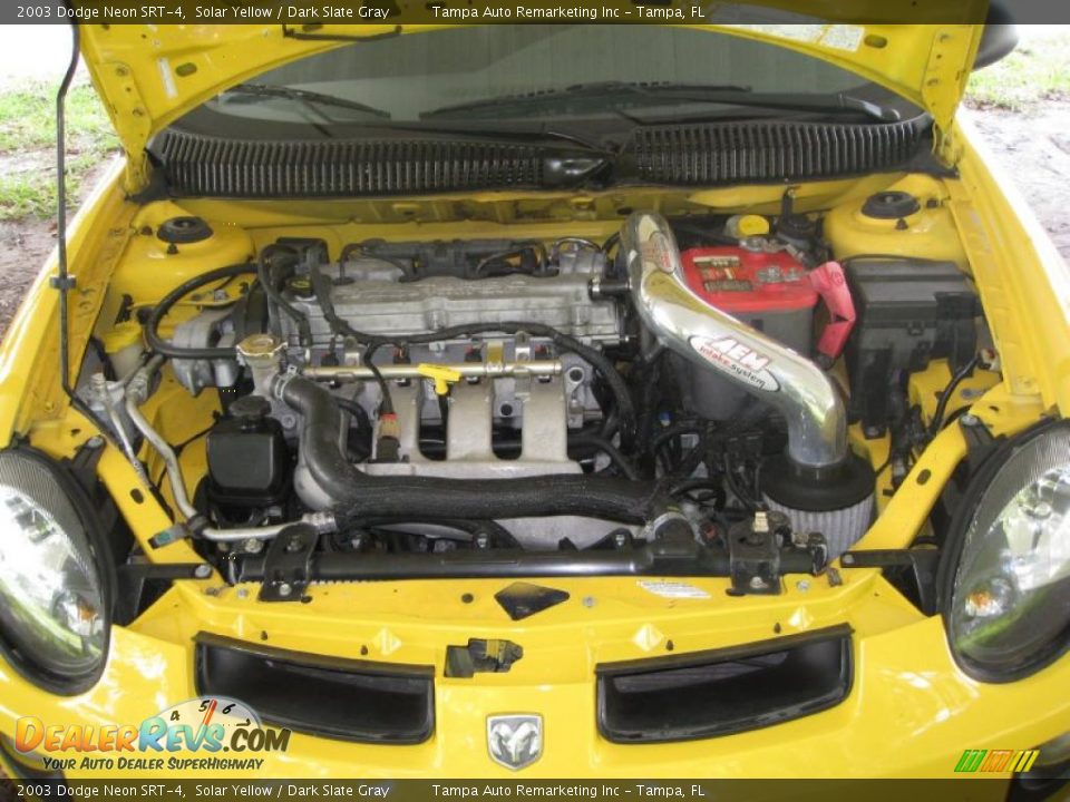 2003 Dodge Neon SRT-4 Solar Yellow / Dark Slate Gray Photo #31