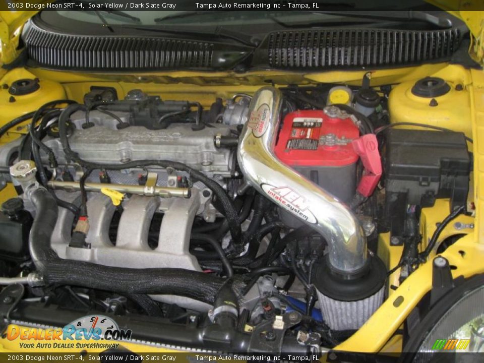 2003 Dodge Neon SRT-4 Solar Yellow / Dark Slate Gray Photo #34