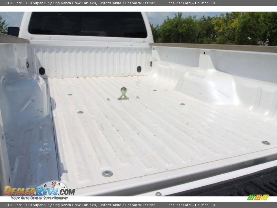 2010 Ford F350 Super Duty King Ranch Crew Cab 4x4 Oxford White / Chaparral Leather Photo #16