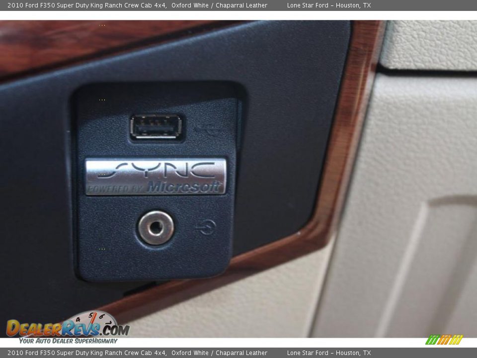 2010 Ford F350 Super Duty King Ranch Crew Cab 4x4 Oxford White / Chaparral Leather Photo #27