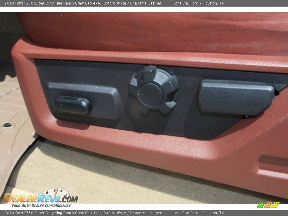2010 Ford F350 Super Duty King Ranch Crew Cab 4x4 Oxford White / Chaparral Leather Photo #29