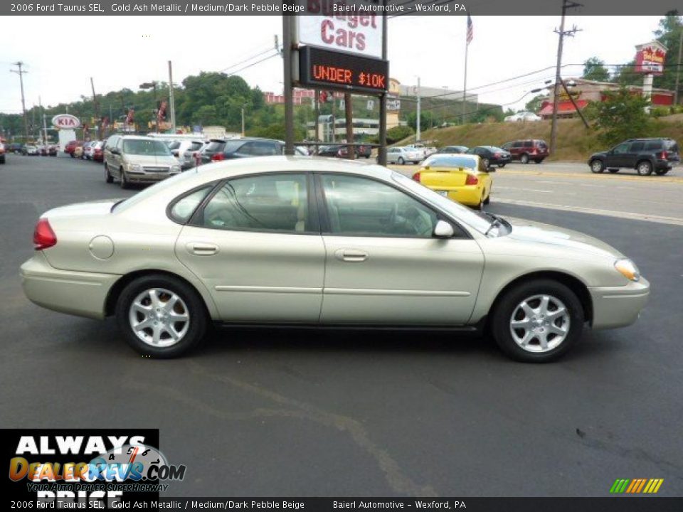 2006 Ford Taurus SEL Gold Ash Metallic / Medium/Dark Pebble Beige Photo #8